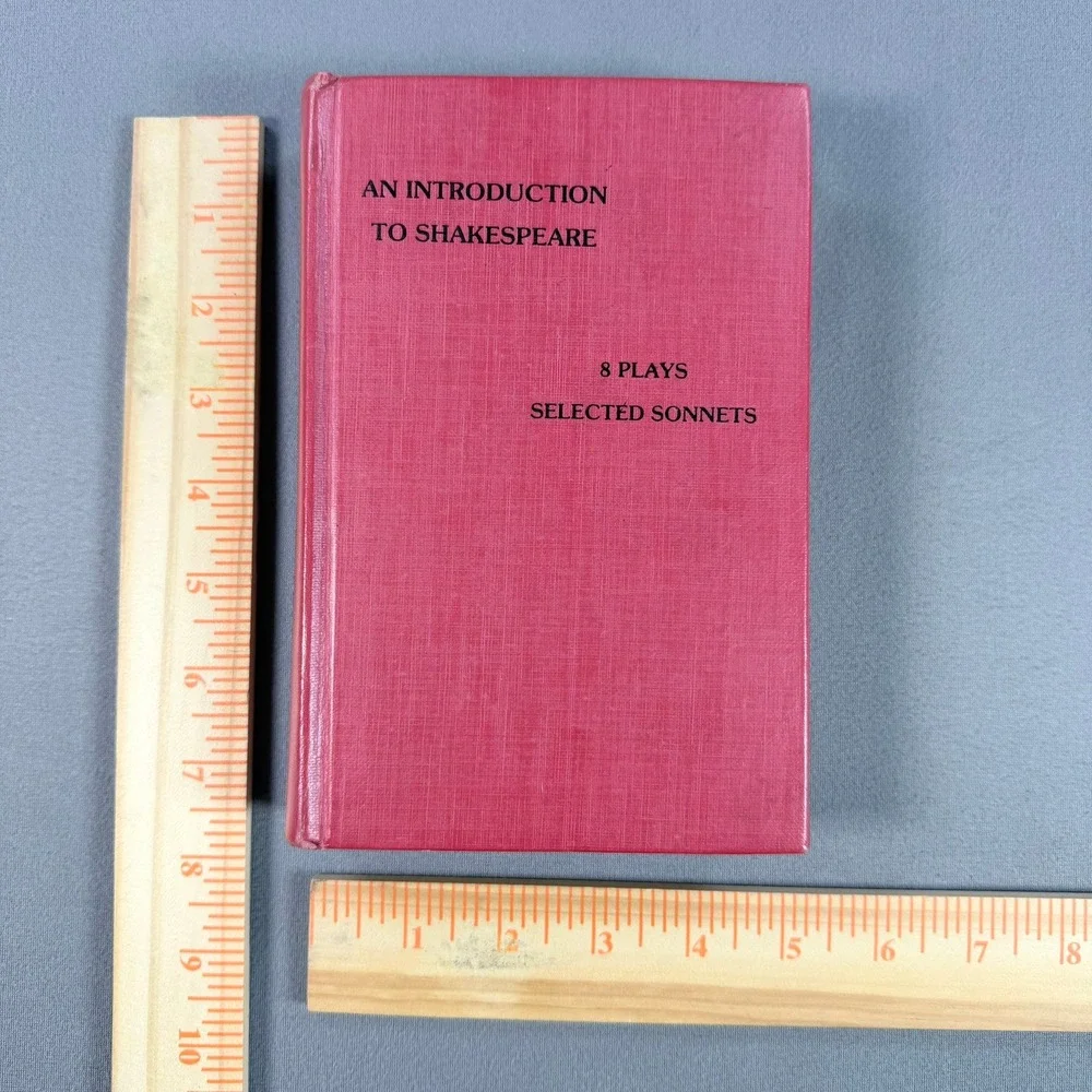 Hardin Craig An Introduction to Shakespeare Hardcover 1952 8 Plays Sonnets Drama
